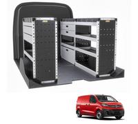 Van Guard Trade Vauxhall Vivaro (2019+) Van Racking Organiser (Gold Package) Driver + Passanger Bundle (Tvr-G-018)