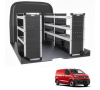Van Guard Trade Vauxhall Vivaro (2019+) Van Racking Organiser Van Shelving (Bronze Package) Driver + Passanger Bundle (Tvr-B-018)