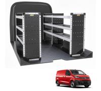 Van Guard Trade Vauxhall Vivaro (2019+) Van Racking Organiser Van Shelving (Bronze Package) Driver + Passanger Bundle (Tvr-B-019)