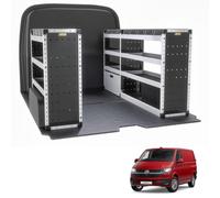Van Guard Trade Volkswagen Transporter T6 (2015+) Van Racking Organiser (Silver Package) Driver + Passanger Bundle (Tvr-S-017)