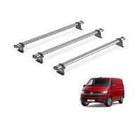 Van Guard Trade Vw Transporter T6 (2015+) Roof Rack 3 Steel Roof Bars - Ultibar Trade - Sb263-3