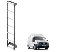 Van Guard ULTI Ladder for Ford Transit (2000-2014) [H3] 7-Step Heavy-Duty Hard-Wearing Rear Door Van Ladder - Black Powder Coated Anodised Aluminium Tailored Fit