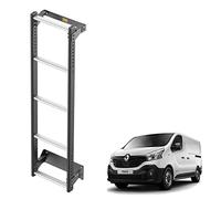 Van Guard ULTILadder for Renault Trafic (2014 on) [H1] 5-Step Heavy-Duty Hard-Wearing Rear Door Van Ladder - Black Powder Coated Anodised Aluminium Tailored Fit