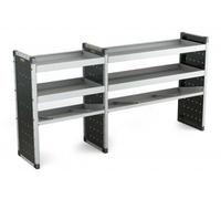 Van Guard Universal Aluminium Racking Double Shelf Storage 4X Flat 2X Angled Shelves Unit - Tvr-Dbl-003