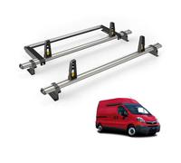 Van Guard Vauxhall Vivaro 2001-2014 Roof Rack 2 Aluminium Roof Bars Rear Ladder Roller With Loadstops Ultibar Plus Vg211-2/vgr-03