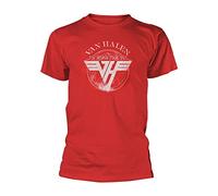 Van Halen 1979 Tour Official Tee T-Shirt Mens Unisex (Medium) Red
