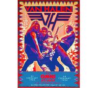 van halen 2 Retro Vintage Rock Concert Gig Poster Wall Art A4
