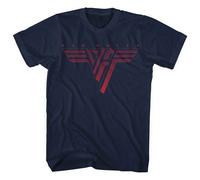 Van Halen Classic Logo Navy T-Shirt OFFICIAL