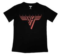 Van Halen Classic Red Band Logo Womens Skinny Fit T Shirt XL