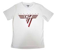 Van Halen Ladies T-Shirt: Classic Red Logo (White)