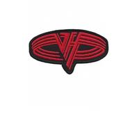 Van Halen Red Oval Hard Rock Band Patch Badge Embroidered Iron on Applique Patch Accessory