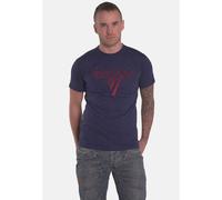 Van Halen T Shirt Classic Red Band Logo new Official Mens Navy Blue