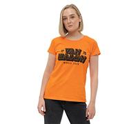 Van Halen T Shirt World Tour 78 Band Logo Official Womens Skinny Fit Orange S