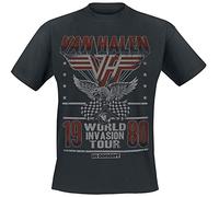 World Invasion Tour 1980 T Shirt Van Halen Black M