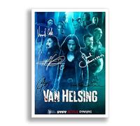 Van Helsing Cast Signed Autograph A4 Poster Photo TV Show Series Season Framed Memorabilia Gift (POSTER ONLY)