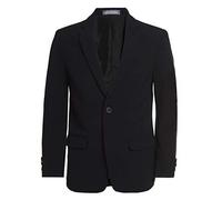 Van Heusen Boys' Suit Jacket Flex Stretch Black 20 Husky