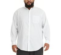 Van Heusen Men's Big and Tall Wrinkle Free Long Sleeve Button Down Shirt, Bright White, XXXL
