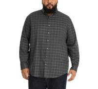 Van Heusen Men's Big and Tall Wrinkle Free Long Sleeve Button Down Shirt, Iron Gate, 4XL