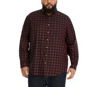 Van Heusen Men's Big and Tall Wrinkle Free Long Sleeve Button Down Shirt, Red Pinot Noir, XXXL