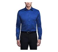 Van Heusen Men's Dress Shirt Regular Fit Flex Collar Stretch Solid Tuxedo, Royal Blue, 46 cm Neck 91/94 cm Sleeve/XXL