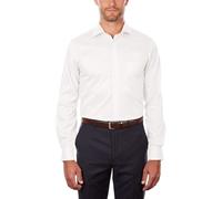 Van Heusen Men's Dress Shirt Regular Fit Flex Collar Stretch Solid, White, 43 cm Neck 91/94 cm Sleeve/XL