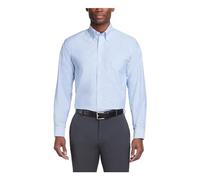 Van Heusen Men's Dress Shirt Regular Fit Oxford Solid Buttondown Collar, Blue, XXL