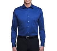Van Heusen Men's Dress Shirt Regular Fit Flex Collar Stretch Solid, Royal Blue, 15.5" Neck 32"-33" Sleeve