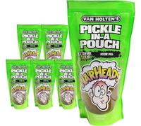Van Holten’s Pickles - Jumbo WARHEADS Pickle-In-A-Pouch - 3 Pack