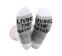 Van Life Camper Van Gift Living The Vantasy Socks Adventure Outdoor Happy Camper Gift for Men Best Friend (UK, Alpha, One Size, Regular, Regular, The Vantasy Socks EU)