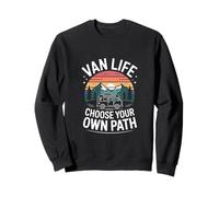 Van Life Choose Your Own Path Camper Adventure Sweatshirt