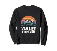 Van Life Forever Camper Van Camping Roadtrip Sweatshirt