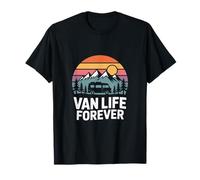 Van Life Forever Camper Van Camping Roadtrip T-Shirt