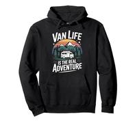 Van Life Is The Real Adventure Camping Road Trip Pullover Hoodie