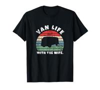 Van Life With The Wife Vintage Camping T-Shirt