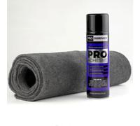 Van Lining Carpet DIY Kit Smoke Grey, 25m x 2m | 50 m² Includes Pro Adhesive Trim Fix Glue