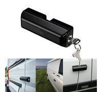 Van Lock Slide Barn Door High Security Black - Single