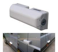 Van Locks Slide Barn Door High Security White - Single