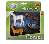 Horse Pony Farm - Set of 4 - Scale 1:32 - Kids Globe V050199 NEW