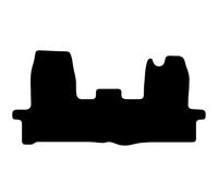 Van Mats for Ford Transit 2014 Onwards Car Mats UK-Made Tailored Fit Carpet Floor Mats Full Coverage Compatible Accessory Black Trim