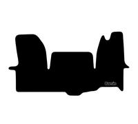 Van Mats for Iveco Daily 2014+ Onwards Car Mats UK-Made Tailored Fit Carpet Floor Mats Full Coverage Compatible Accessory Black Trim