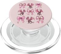 Van Meter Visitor Cryptid Cryptozoology Girl Coquette Bow PopSockets PopGrip for MagSafe
