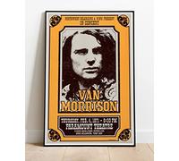 Van Morrison 1971 Portland Concert Live Tour Poster :: Huge 36"x24" Poster Print Similar (Slightly Larger) to A1 Size : Vintage Reproduction BRING YOUR WALLS TO LIFE !