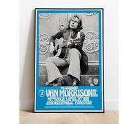 Van Morrison 1974 Live Tour Concert Venue Promo : Huge 36"x24" Poster Print Similar (Slightly Larger) to A1 Size : Retro Reproduction BRING YOUR WALLS TO LIFE !