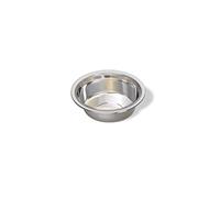 Van Ness Pets Lightweight Stainless Steel Cat Bowl, 8 OZ Food And Water Dish, Natural