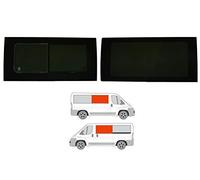 Van Opening Passenger + Fixed Driver Side Windows Designed for Citroen Relay (2006+) [Note: Only Suitable for L2, L3 or L4 Wheelbase Models.] - Camper Conversion Safety Tempered Privacy Glass Window