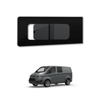 Van Opening Passenger Side Window Designed for Ford Transit Custom (2013-2023) - Camper Conversion Safety Tempered Privacy Glass Window
