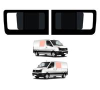 Van Opening Side Windows Designed for VW Crafter (2006-2017) - Camper Conversion Safety Tempered Privacy Glass Window