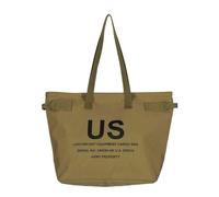 Van Os U.S. Equipment Cargo Bag Army Tote Bag Shopping Bag Coyote Equipment Military, Coyote, standard size, Retro