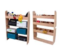 Van Racking Ford Transit Custom SWB Plywood Toolbox Storage Rack Shelving Unit