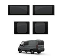 Van Rear Doors + Fixed Side Windows Designed for Citroen Relay (2006+) [Note: Only Suitable for L2, L3 or L4 Wheelbase Models.] - Camper Conversion Safety Tempered Privacy Glass Window